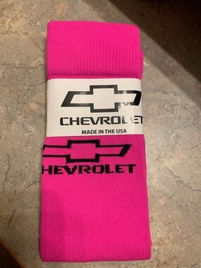 Chevrolet Logo Crew Socks - Hot Pink